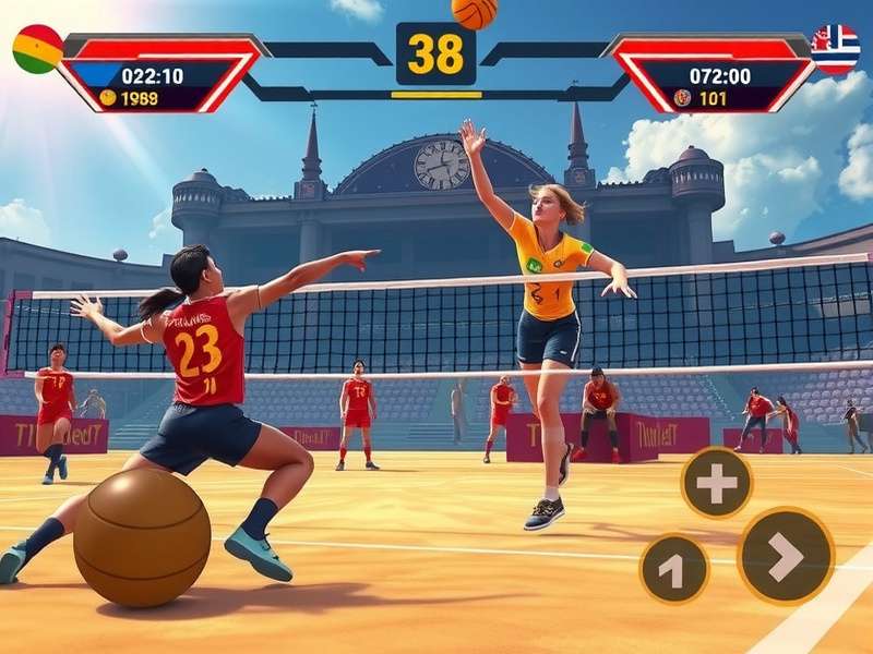 Flash Volley Titan Ultra gameplay screenshot